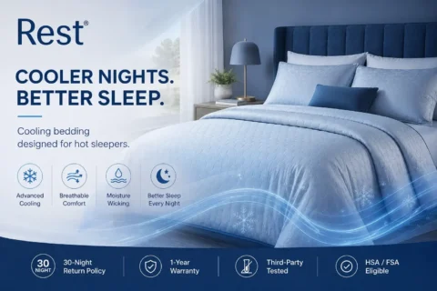 Rest®: How Cooling Bedding Is Changing the Way We Sleep